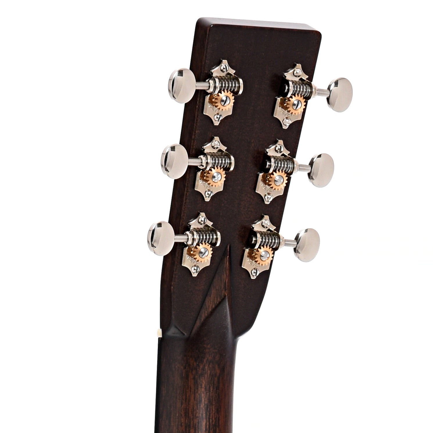 Back Headstock of Bourgeois Heirloom Series Country Boy Dreadnought