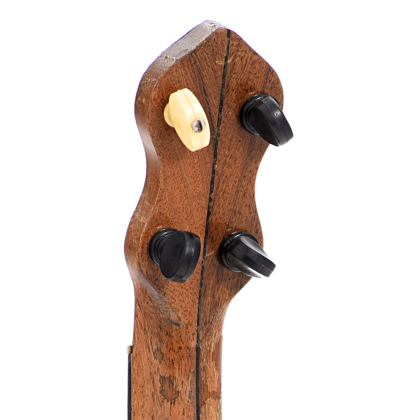 Back headstock of Ludwig by Wendal Hall Banjo-Ukulele