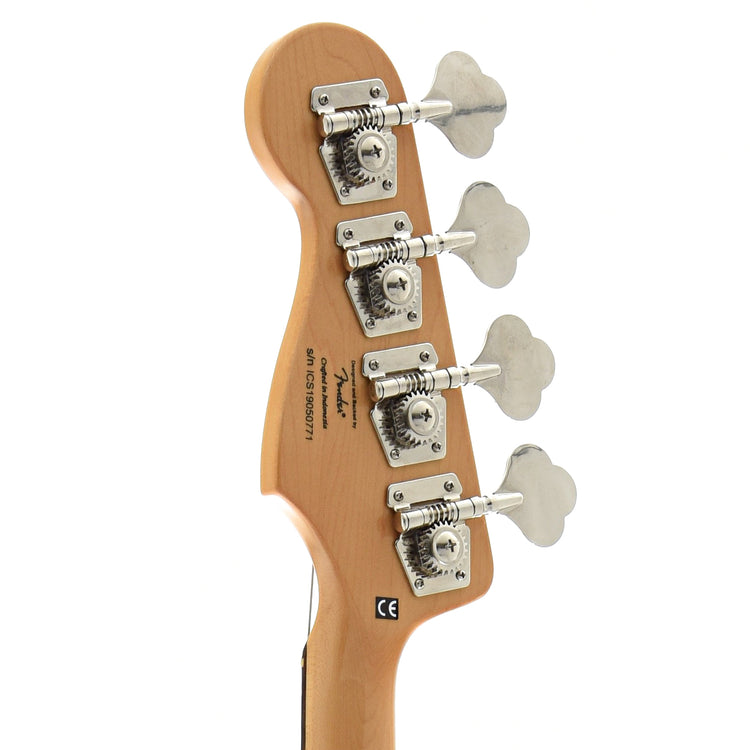 Back Headstock of Squier Classic Vibe '60s Jazz Bass