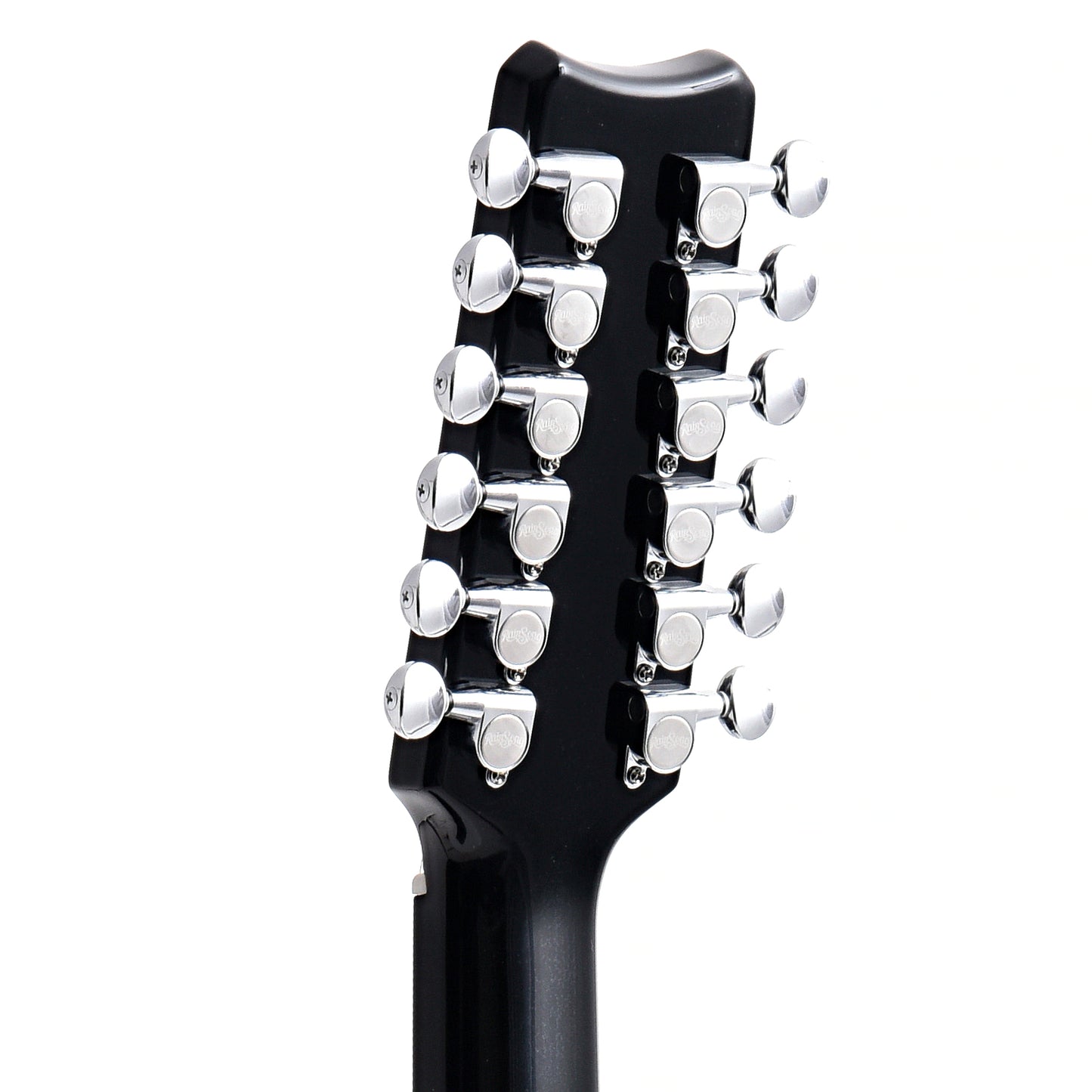 back headstock of Rainsong Black Ice WS3000 12-string