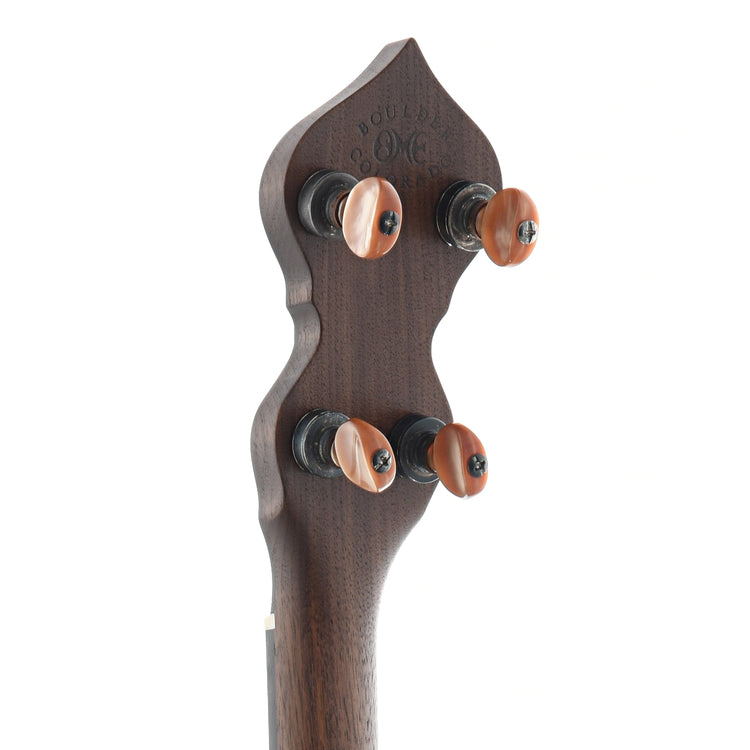 Image 7 of Ome Mira 11" Openback Banjo & Case, Walnut Neck, Radiused Fretboard - SKU# MIRA-WAL11 : Product Type Open Back Banjos : Elderly Instruments