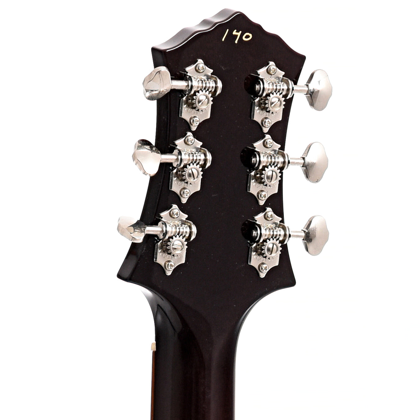 Back headstock of Knaggs Chena-Bigsby-T3 Hollowbody