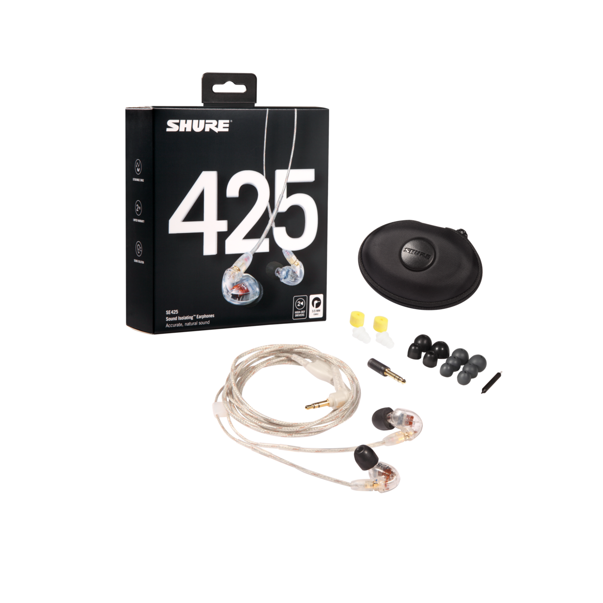 Image 1 of Shure SE425 Pro In-Ear Earphones - SKU# SE425PRO : Product Type Recording Equipment & Accessories : Elderly Instruments