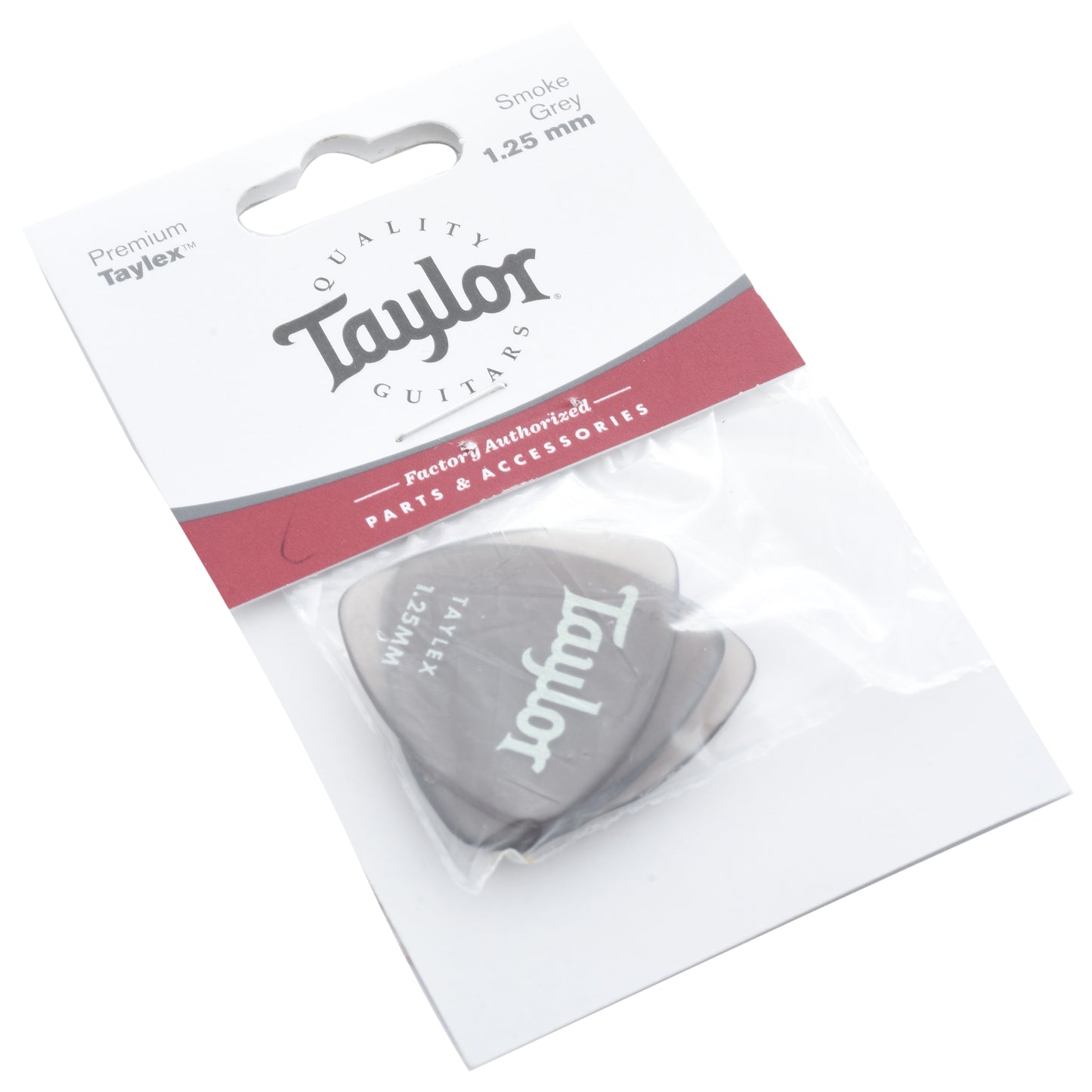 Image 2 of Taylor 346 Taylex Picks, Smoke Grey, 1.25mm, 6-Pack - SKU# 70716 : Product Type Accessories & Parts : Elderly Instruments