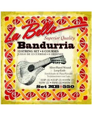 Image 1 of La Bella MB550 Bandurria Strings - SKU# MB550 : Product Type Strings : Elderly Instruments