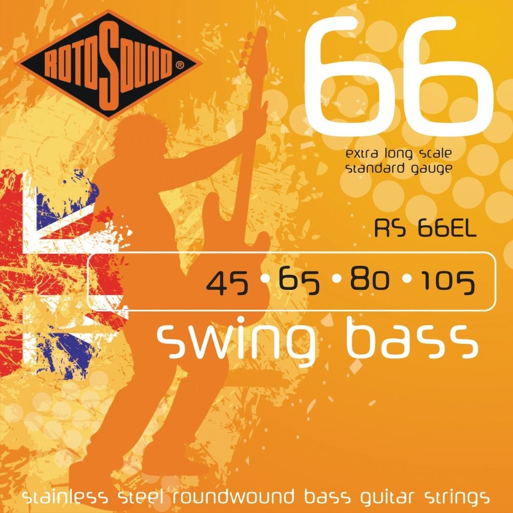 Image 2 of Rotosound RS66EL Swing Bass 66 Standard Gauge Electric Bass Strings - SKU# RS66EL : Product Type Strings : Elderly Instruments