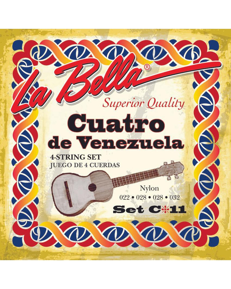 Image 1 of La Bella C11 Nylon 4-String Cuatro de Venezuela Strings - SKU# C11 : Product Type Strings : Elderly Instruments