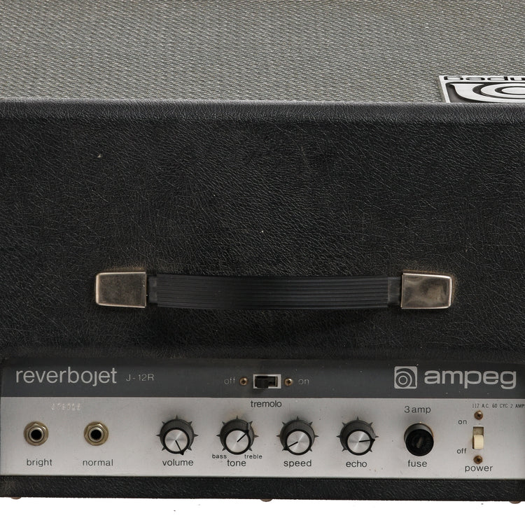 Controls of Ampeg J-12R Reverbojet Combo Amp