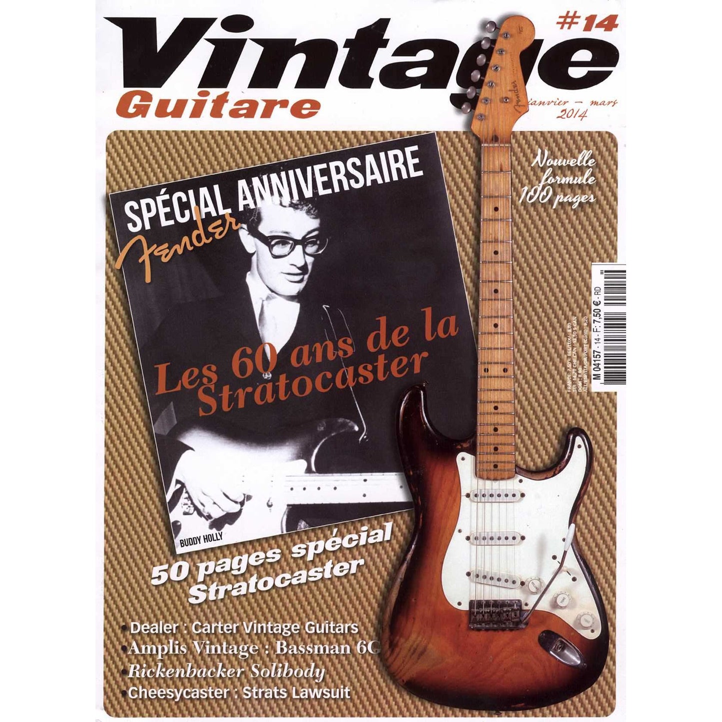 Image 1 of Vintage Guitare #14 - Janvier/Mars 2014 - SKU# 731-14 : Product Type Media : Elderly Instruments