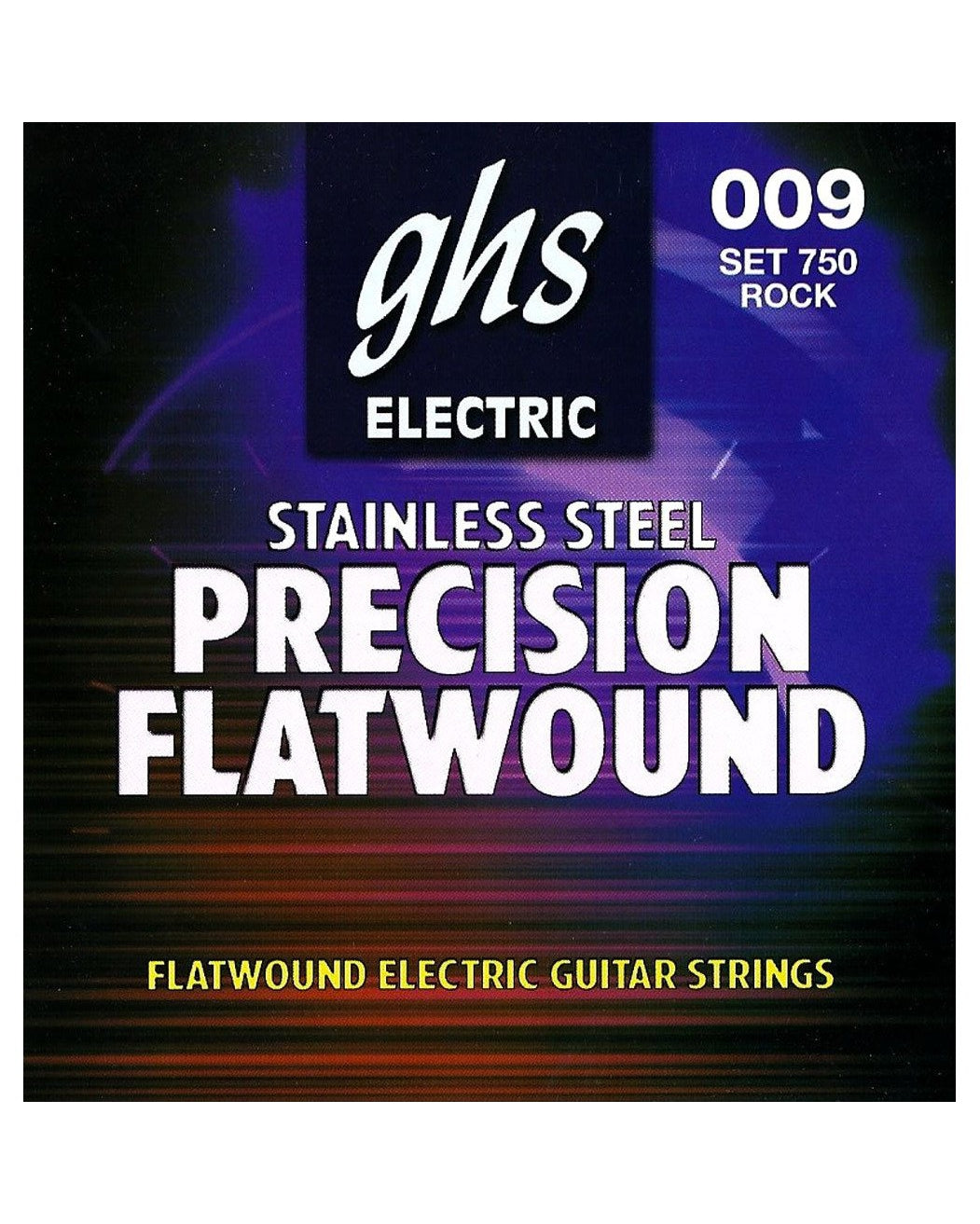 Image 2 of GHS 750 Precision Flatwound Stainless Steel Ultra Light Electric Guitar Strings - SKU# 750S : Product Type Strings : Elderly Instruments