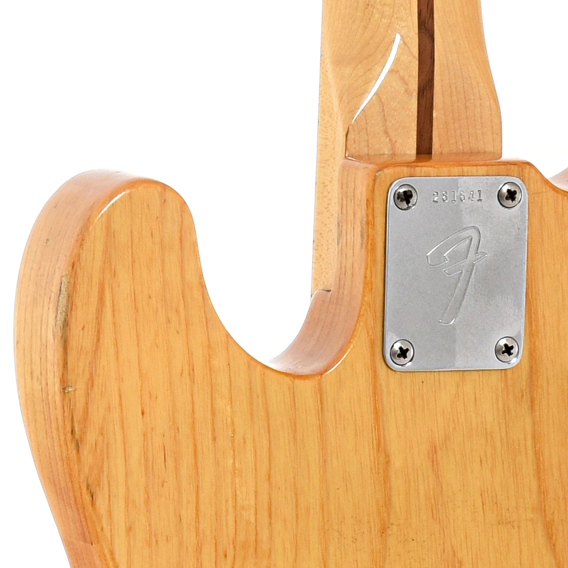Neck joint of Fender Telecaster Bass 