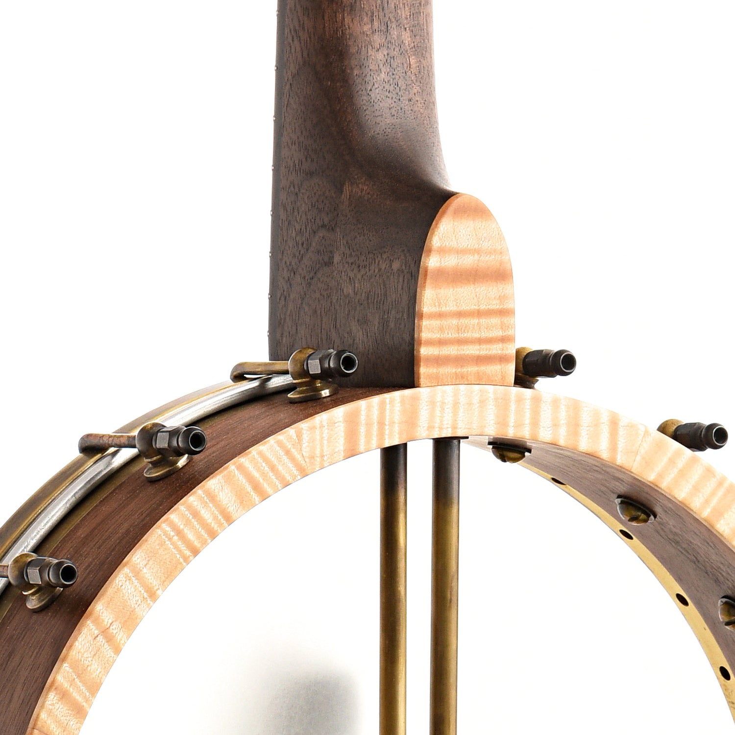 Image 9 of Pattison 12" Tubaphone Banjo, Walnut - SKU# PTU1 : Product Type Open Back Banjos : Elderly Instruments