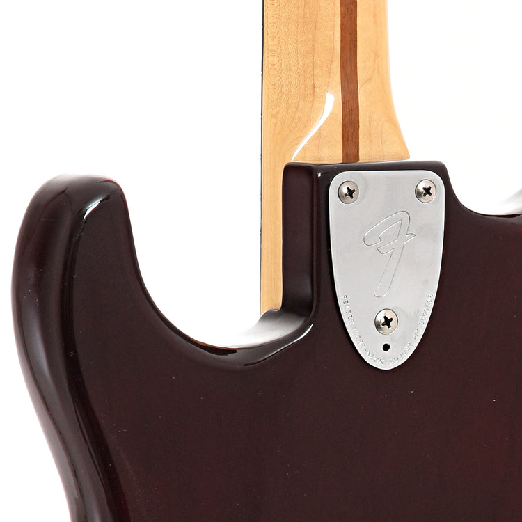 Neck joint of Fender Stratocaster 