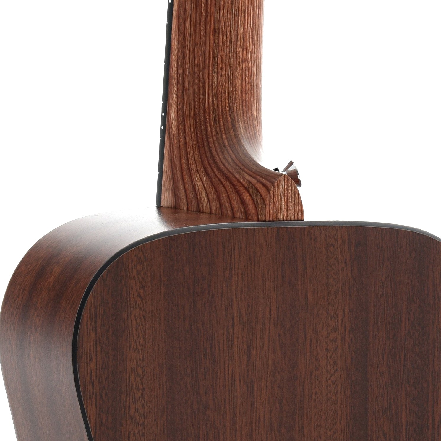 heel of Martin LX1E Lefthanded Little Martin Solid Spruce Top