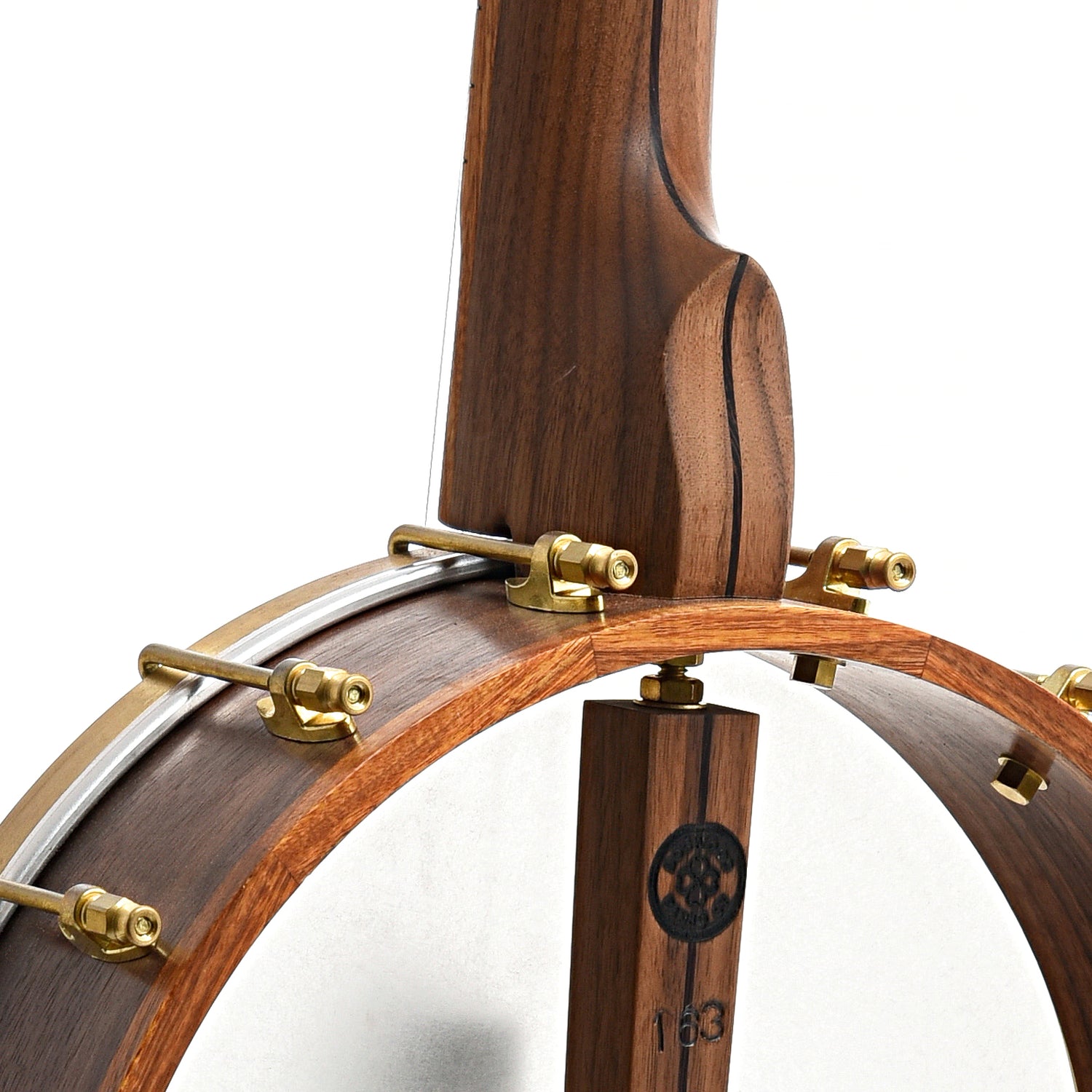 Image 8 of Dogwood Banjo Co. 12" Openback Banjo, No. 163 - SKU# DW163 : Product Type Open Back Banjos : Elderly Instruments