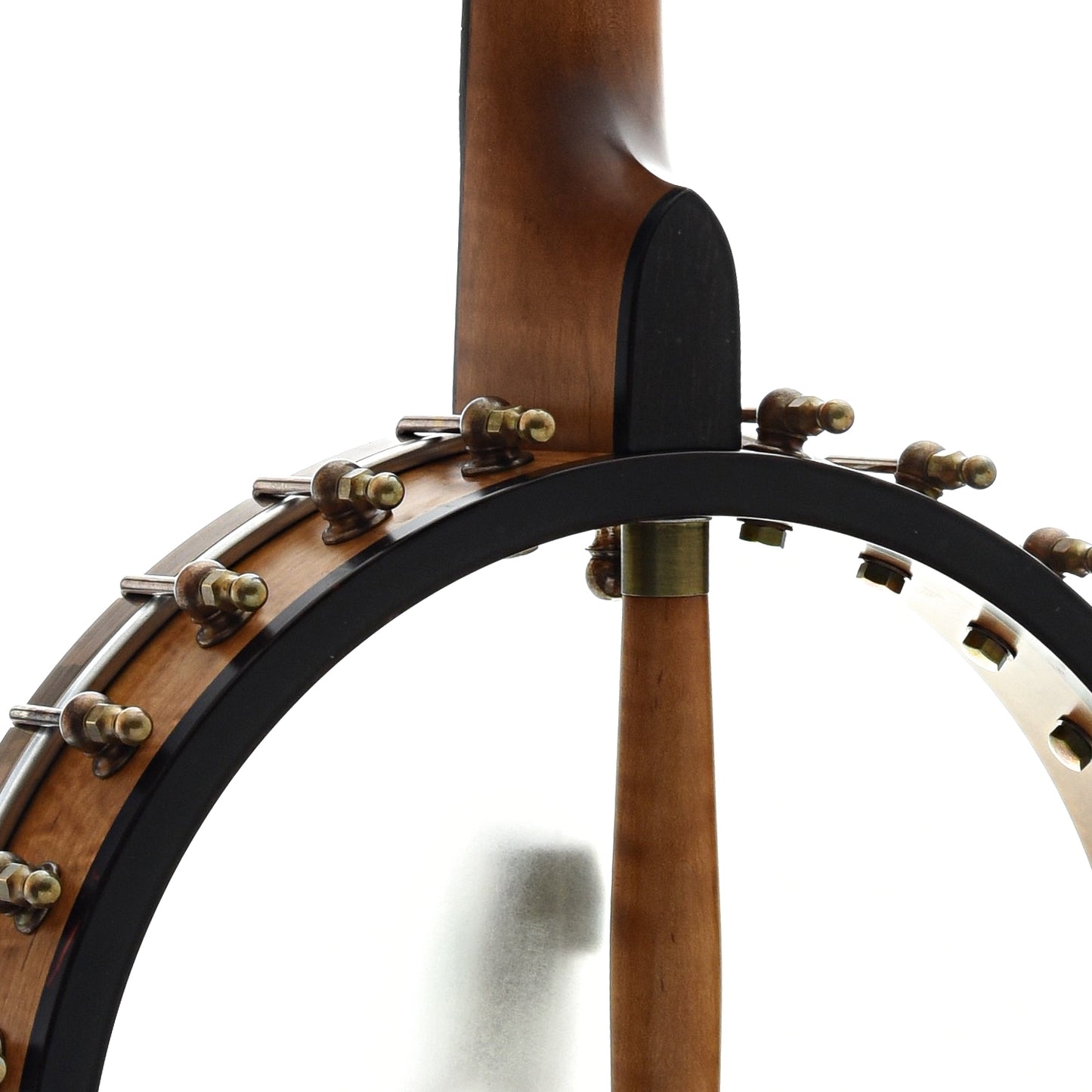 Image 8 of Ome Custom Minstrel 12" Banjo & Case, Curly Maple Neck - SKU# OMINST-CMPL1226 : Product Type Open Back Banjos : Elderly Instruments