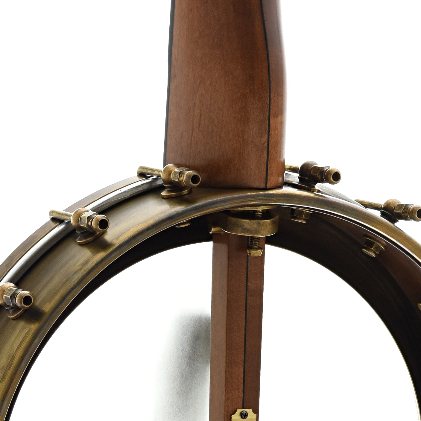 Image 8 of Rickard 11" Spunover Openback Banjo & Case, Maple Neck, Dobson Tone Ring - SKU# RICKSPUN-MPL11 : Product Type Open Back Banjos : Elderly Instruments