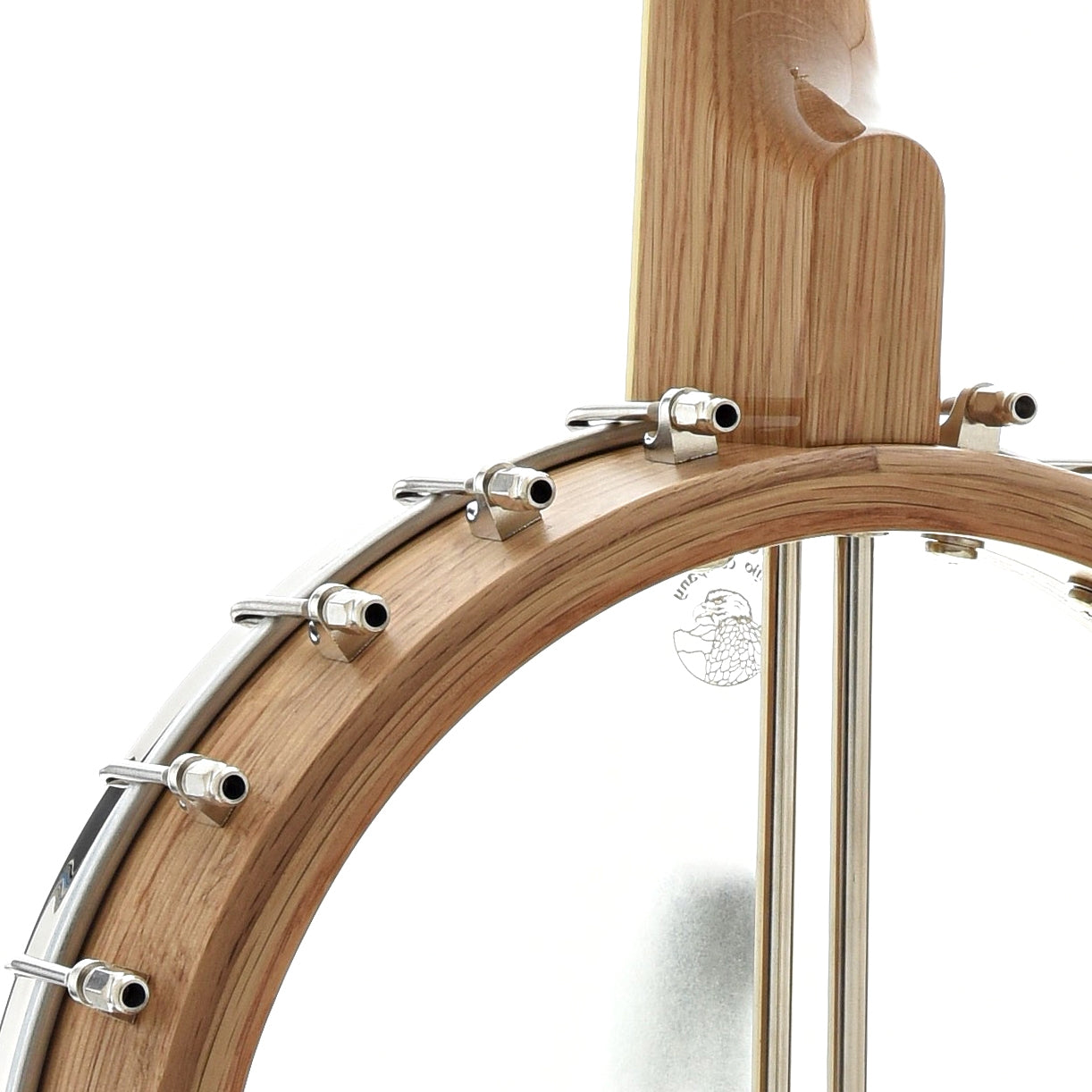 Image 8 of Vega White Oak Longneck, 12" Rim & Case by Deering - SKU# VEGAWOLN12 : Product Type Open Back Banjos : Elderly Instruments