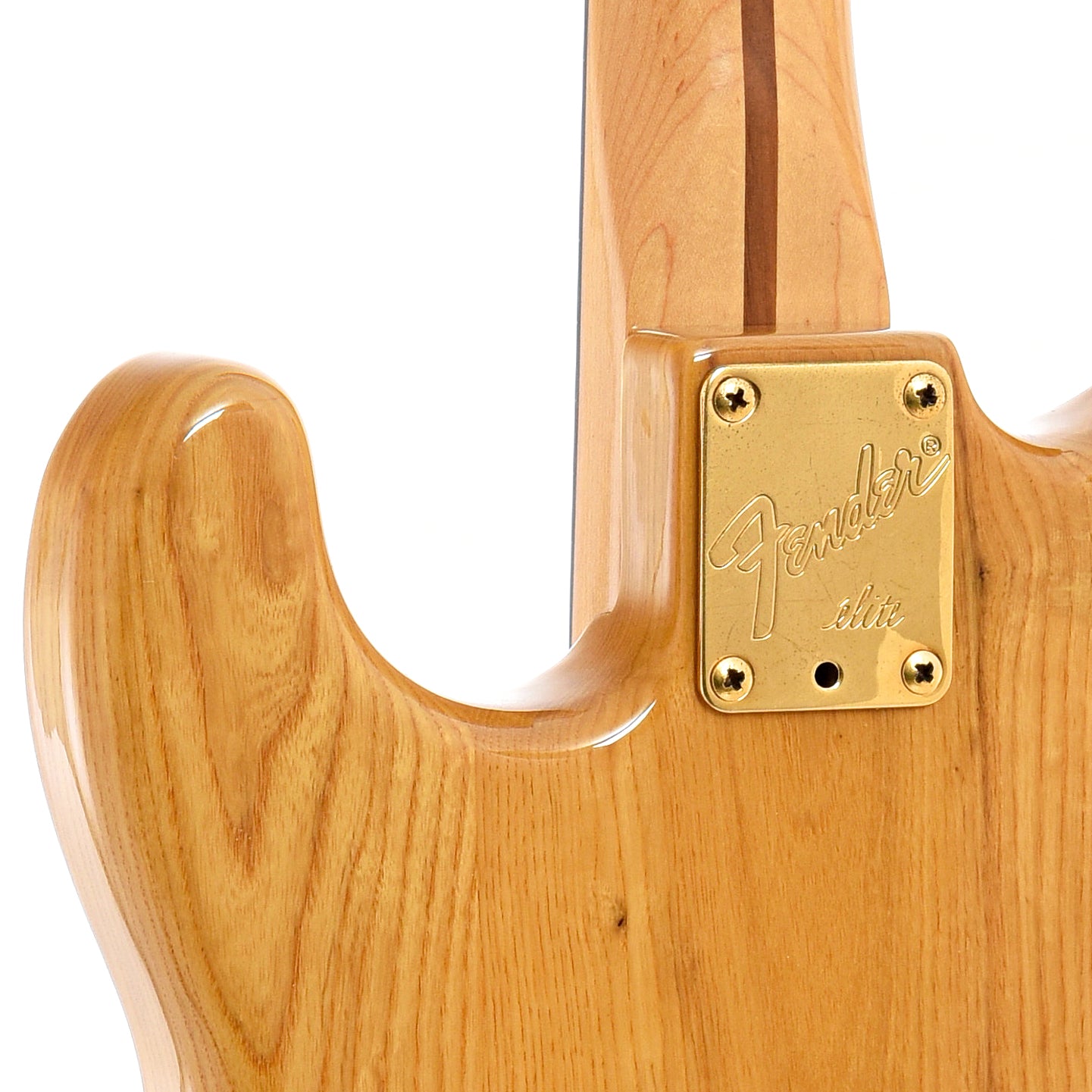 Neck joint of Fender Stratocaster Elite