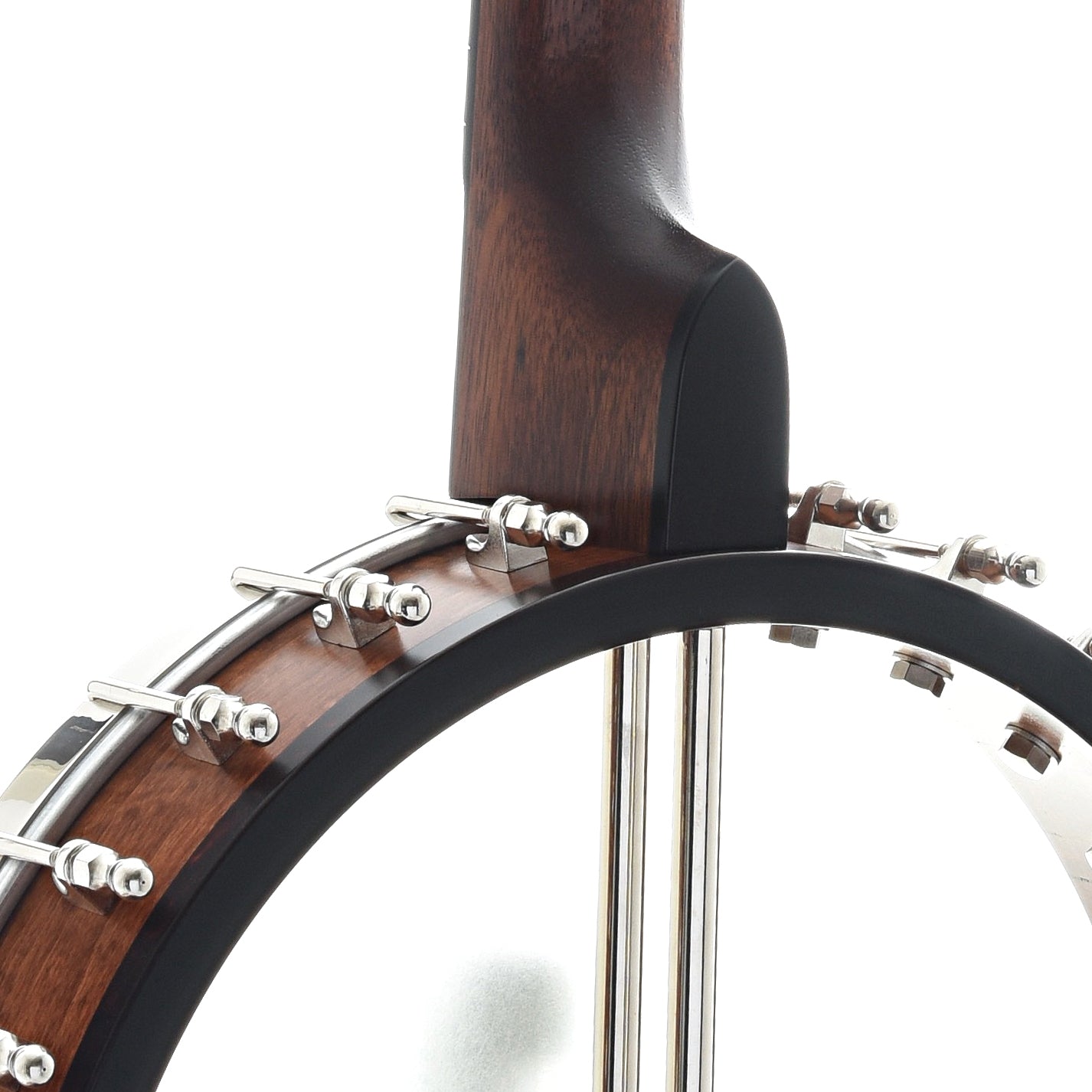 Image 8 of Ome Custom Alpha 12" Openback Banjo & Case, Mahogany - SKU# OMEALPHA-12CUST : Product Type Open Back Banjos : Elderly Instruments