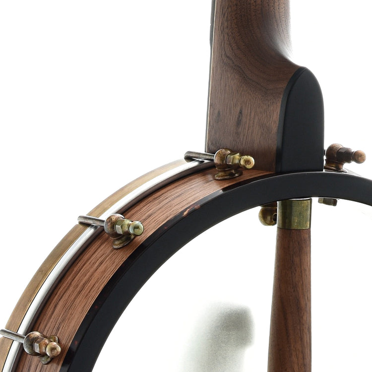 Image 8 of Ome Minstrel Custom Openback Banjo & Case, Walnut Neck & Rim - SKU# OMINST-WALCUST : Product Type Open Back Banjos : Elderly Instruments