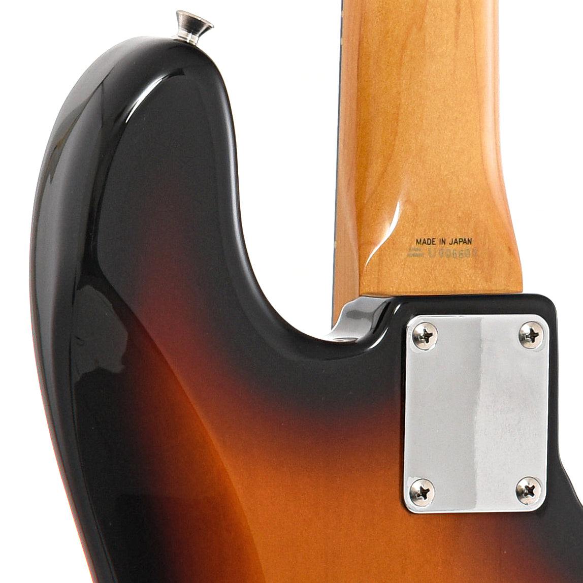 Neck joint of Fender Standard Jazz Bass LH