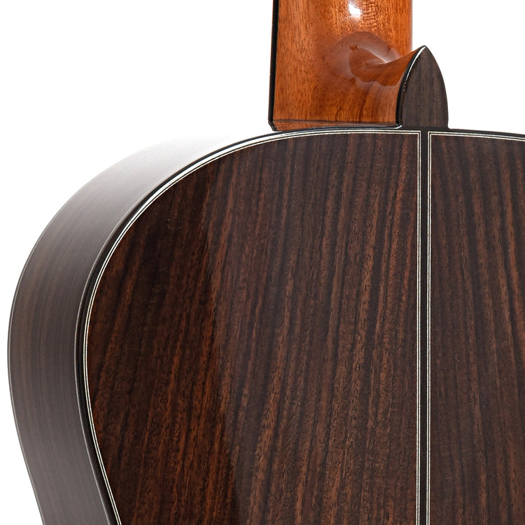 Heel of Cordoba C10 Lefthanded Classical Guitar, Cedar Top
