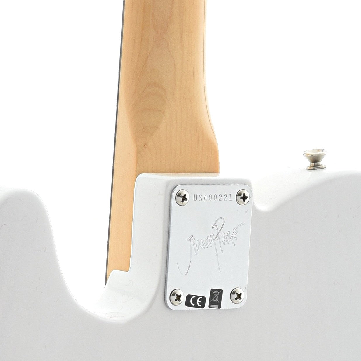 neck joint of Fender Jimmy Page Mirror Telecaster