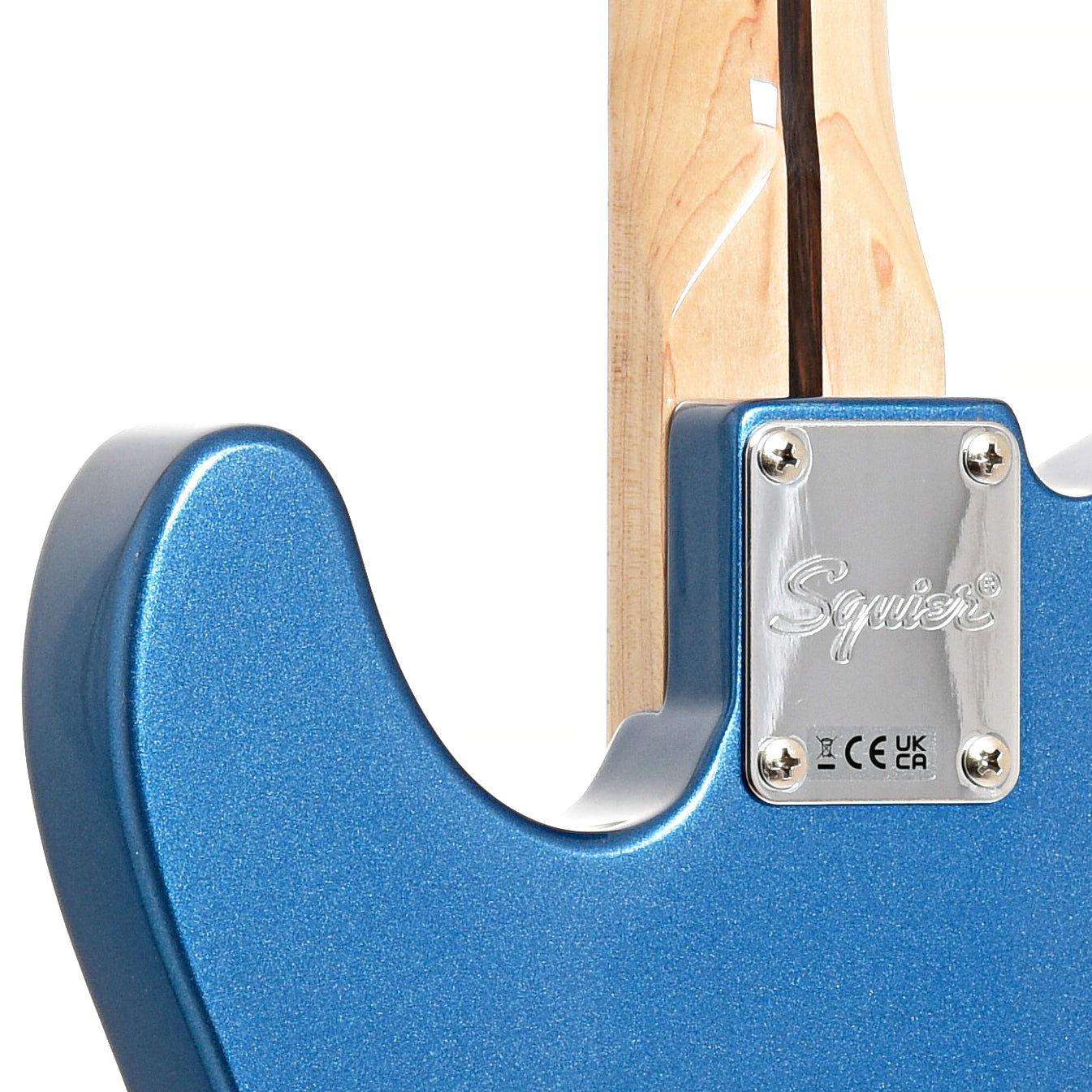 Image 9 of Squier Paranormal Cabronita Telecaster Thinline, Lake Placid Blue- SKU# SPARACAB-LPB : Product Type Solid Body Electric Guitars : Elderly Instruments