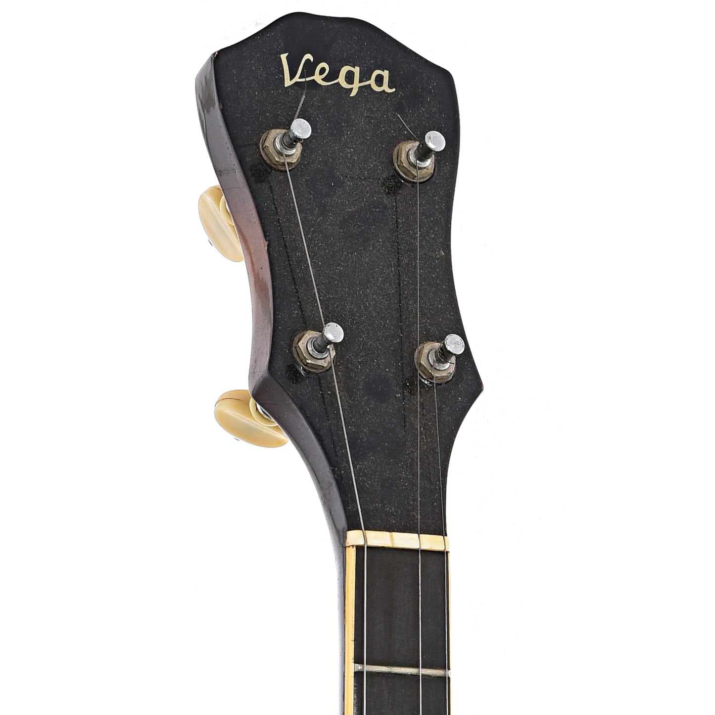 Front headstock of Vega Little Wonder Tenor Banjo (1954)