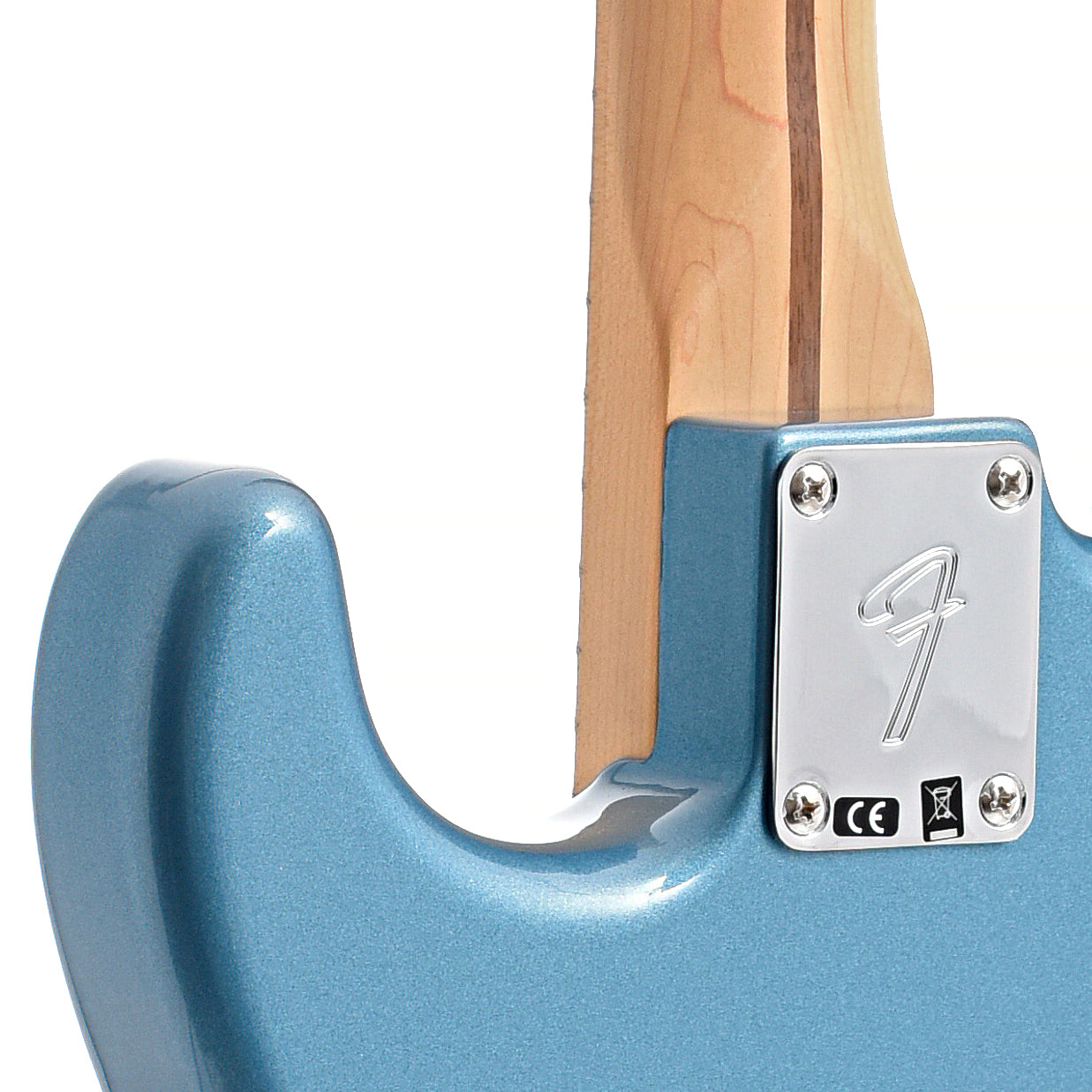 Neck joint of Fender Player Stratocaster, Tidepool