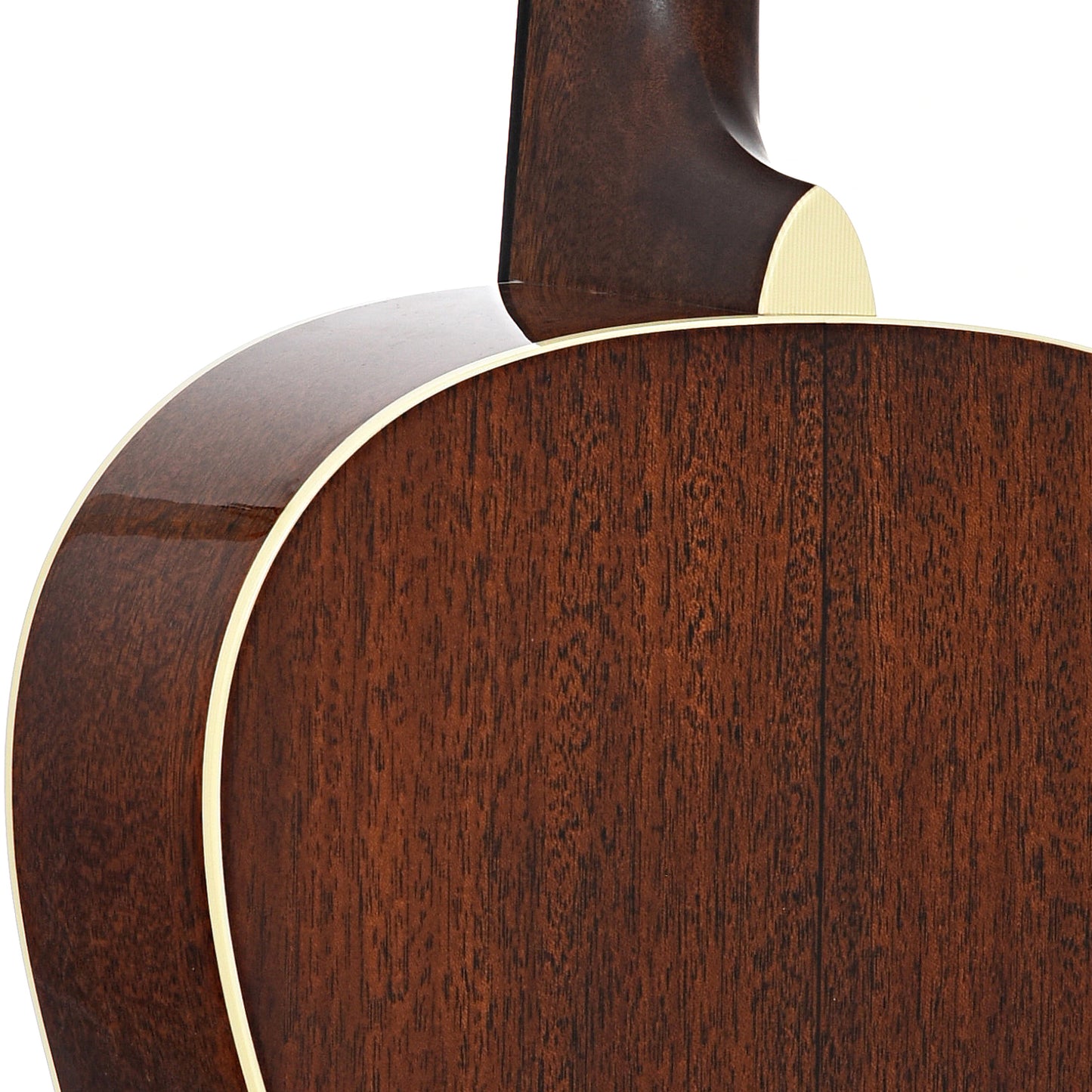 Heel of Martin Custom All-Mahogany 000 12-Fret Guitar 