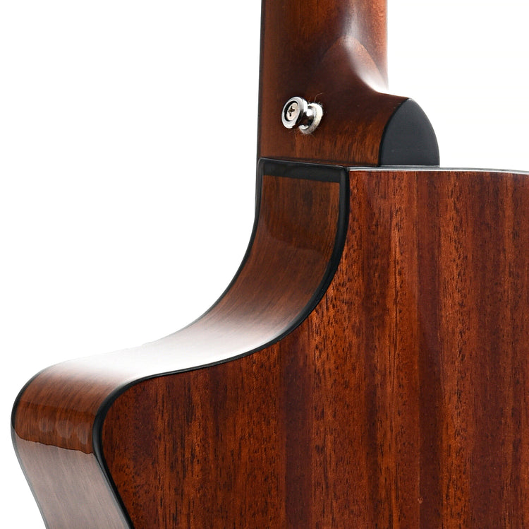 HEEL OF Breedlove Eco Collection Discovery S Concert Edgeburst CE Sitka-African Mahogany