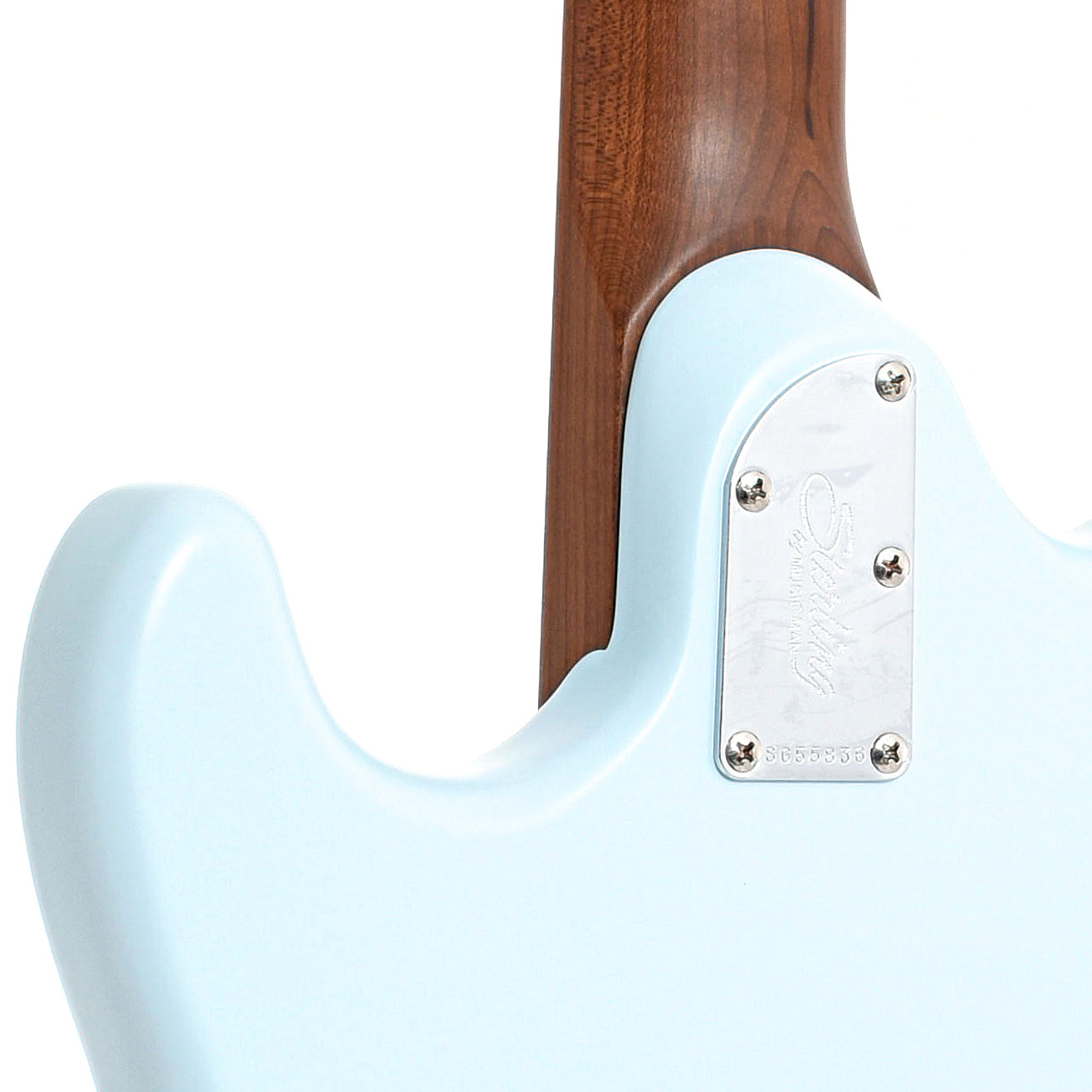 Image 9 of Sterling by Music Man Cutlass CT50HSS Electric Guitar, Daphne Blue Satin- SKU# CT50HSS-DB : Product Type Solid Body Electric Guitars : Elderly Instruments