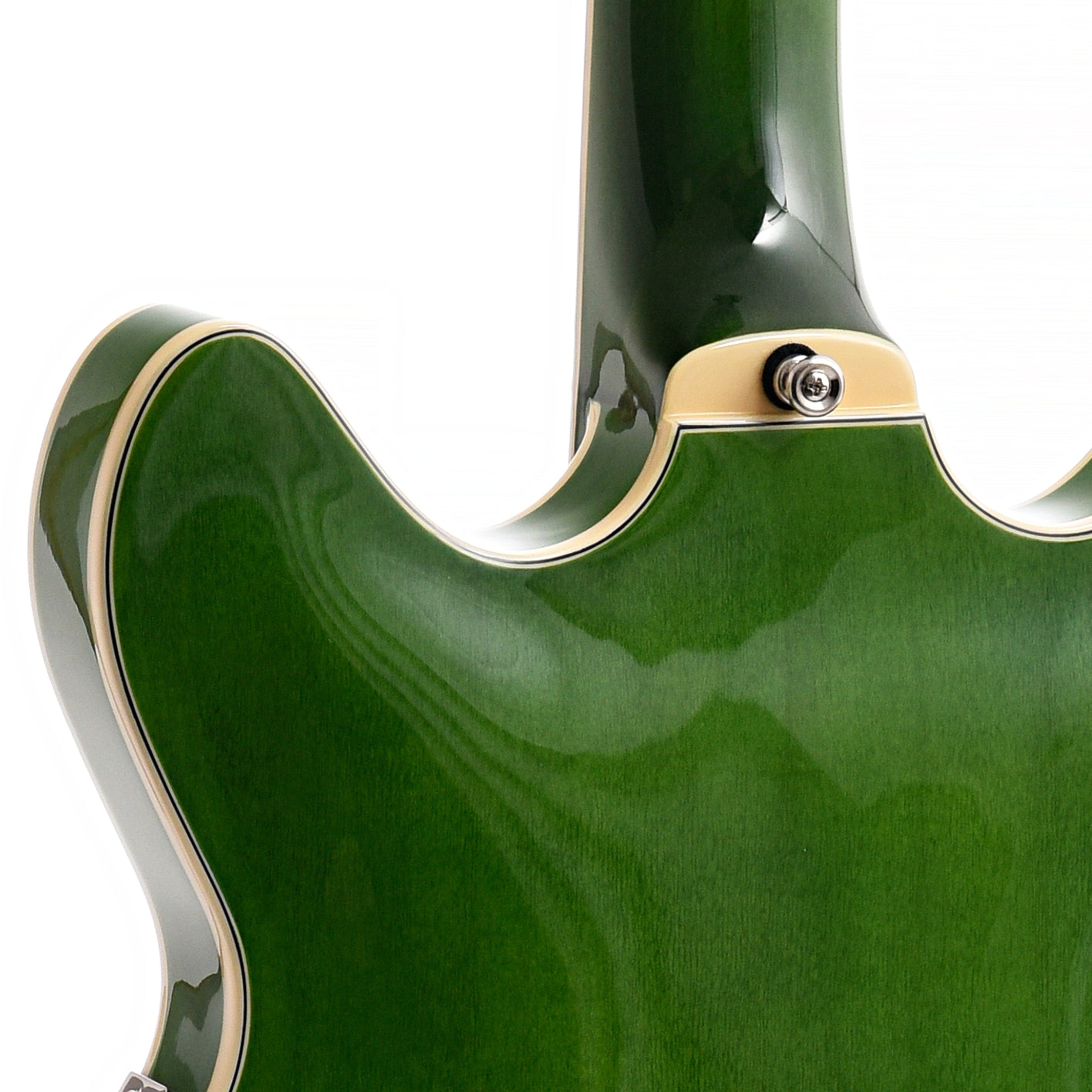 Image 8 of Guild Starfire I Double Cutaway Semi-Hollow Body Guitar with Vibrato, Emerald Green - SKU# GSF1DCV-GRN : Product Type Hollow Body Electric Guitars : Elderly Instruments