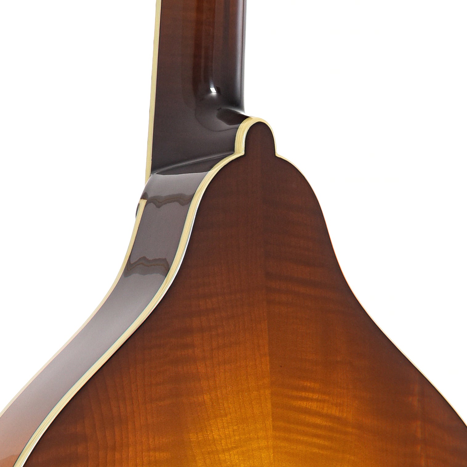 Heel of Eastman MDO605 Goldburst Octave Mandolin 