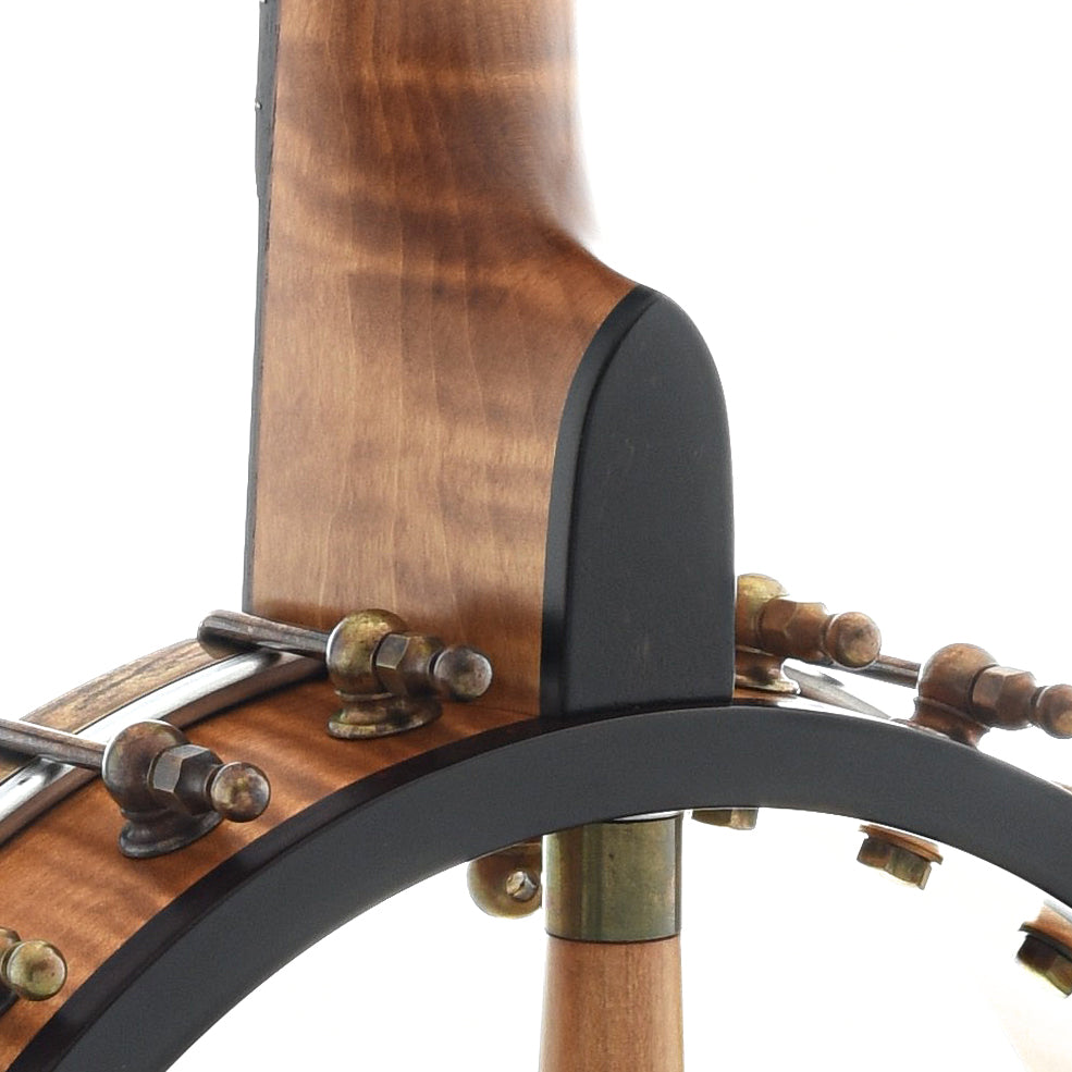 Image 8 of Ome Flora 11" Openback Banjo & Case, Curly Maple - SKU# FLORA-CMPL11 : Product Type Open Back Banjos : Elderly Instruments
