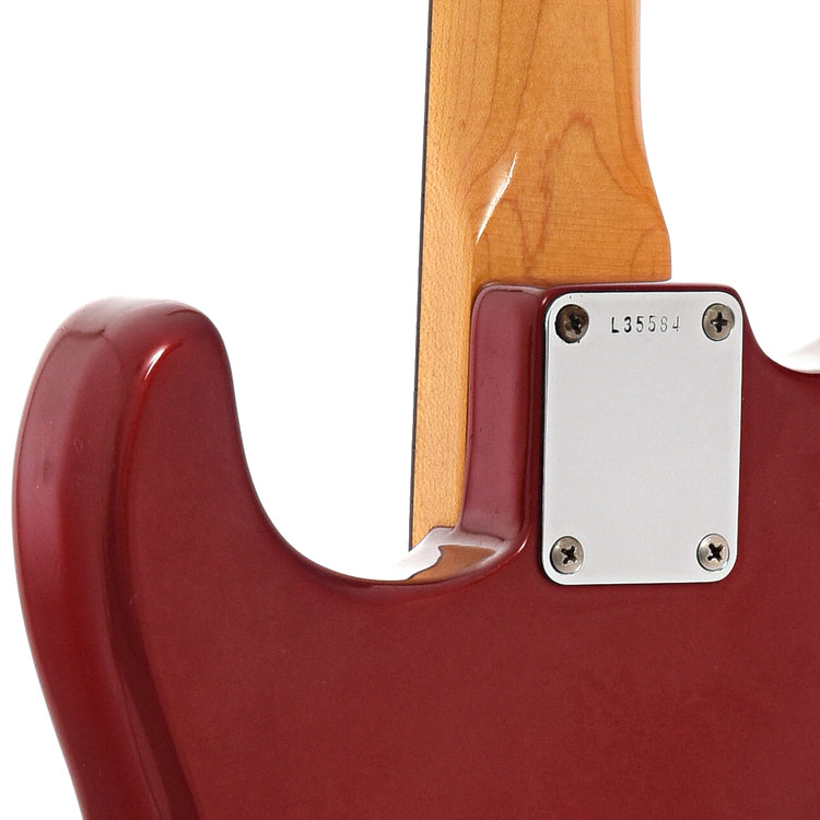 Neck joint of Fender Stratocaster Electric 