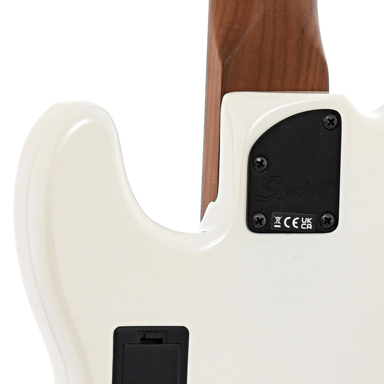Neck joint of Squier Contemporary Active Precision Bass PH, Pearl White