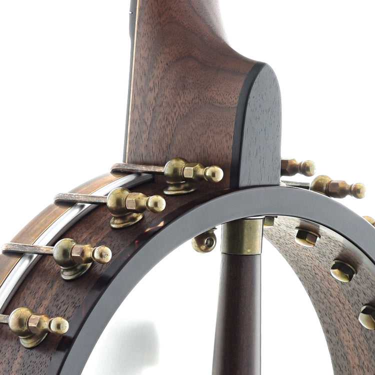 Image 8 of Ome Flora 11" Openback Banjo & Case, Walnut - SKU# FLORA-WAL11 : Product Type Open Back Banjos : Elderly Instruments