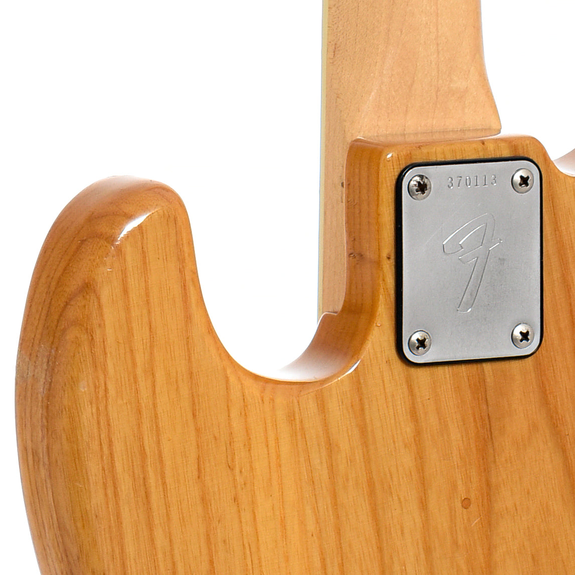 Neck joint of Fender Jazz Electric Bass 