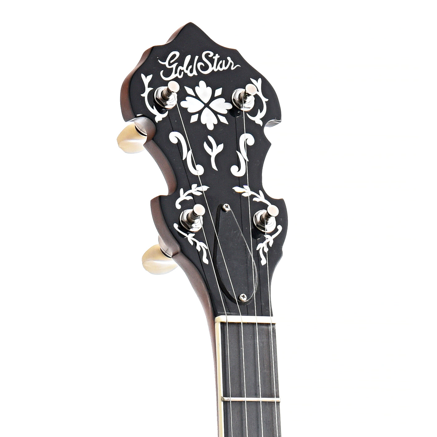 Image 6 of Gold Star GF-100HF "Hearts & Flowers" Resonator Banjo & Case - SKU# GF100HF : Product Type Resonator Back Banjos : Elderly Instruments