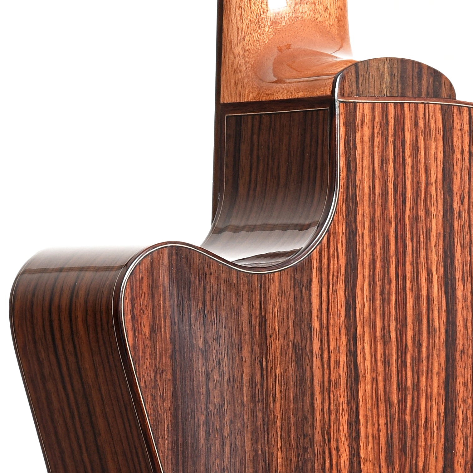 Heel and cutaway of Kremona F65CW-7S-VE 7-String Classical 