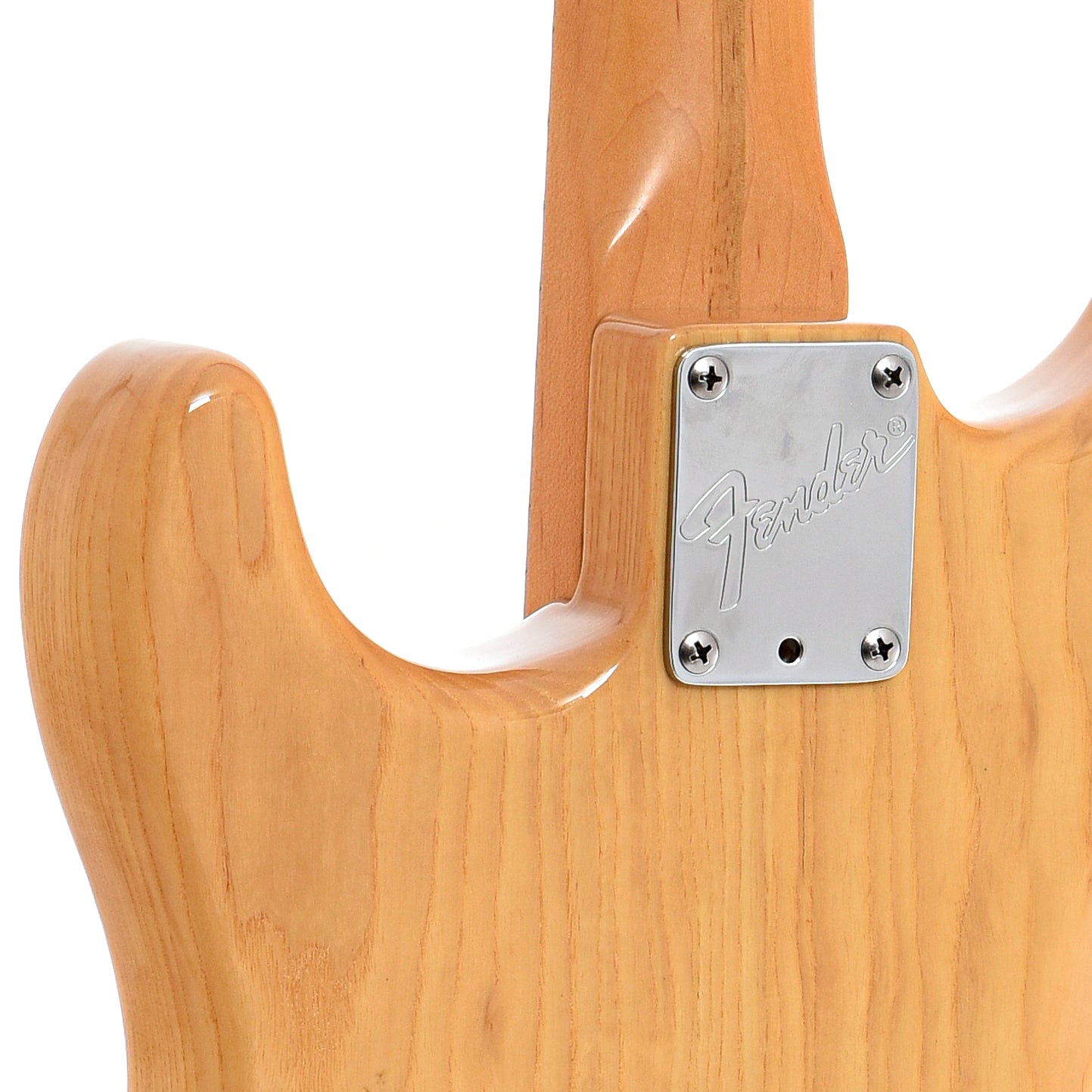 Neck joint of Fender Ash Stratocaster Plus 