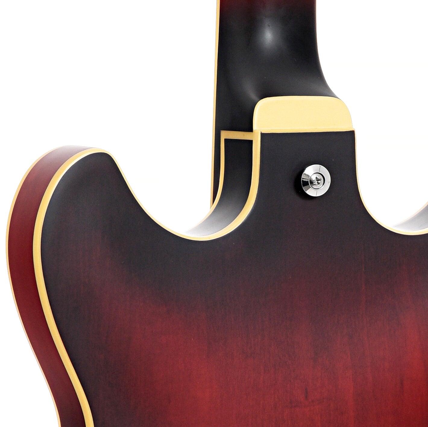 Neck joint of Ibanez Artcore AS53, Sunburst Red Flat