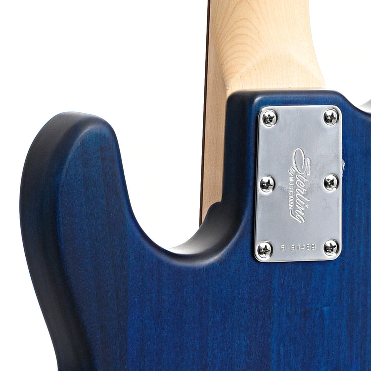 Image 9 of Sterling by Music Man StingRay 4 Bass, Trans Blue Satin Finish - SKU# RAY4-TBS : Product Type Solid Body Bass Guitars : Elderly Instruments
