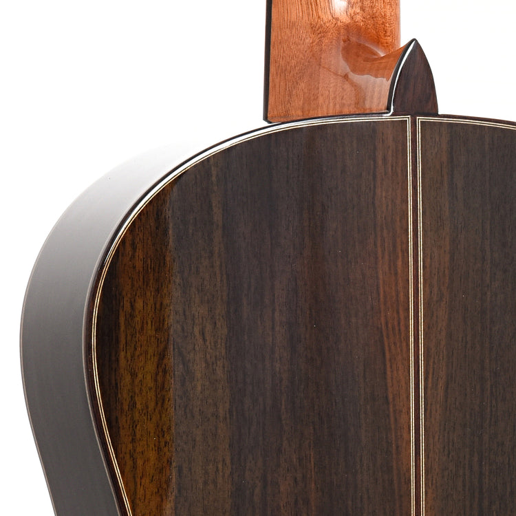 Heel of Cordoba C7 Classical Guitar, Cedar Top