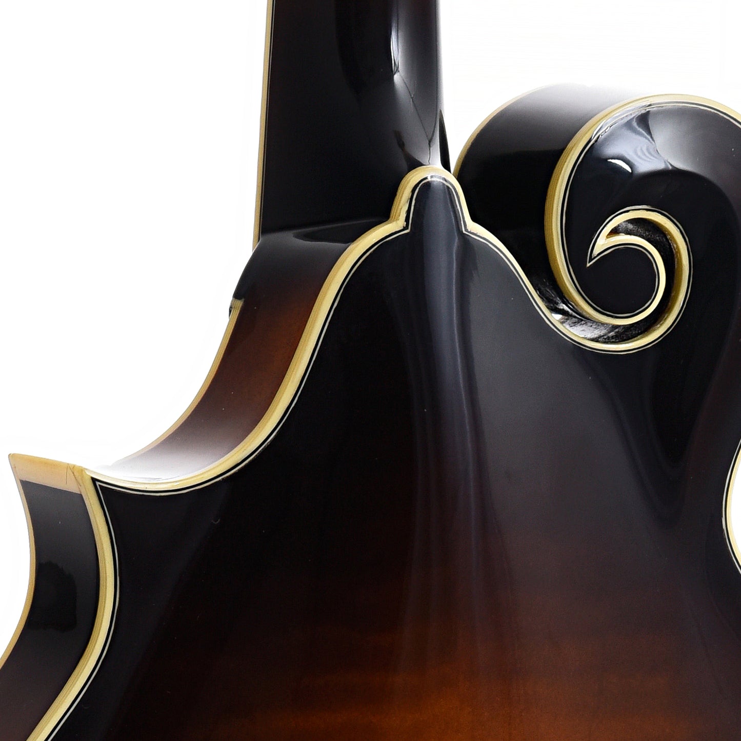 heel of KENTUCKY KM-1500 F-Model Mandolin