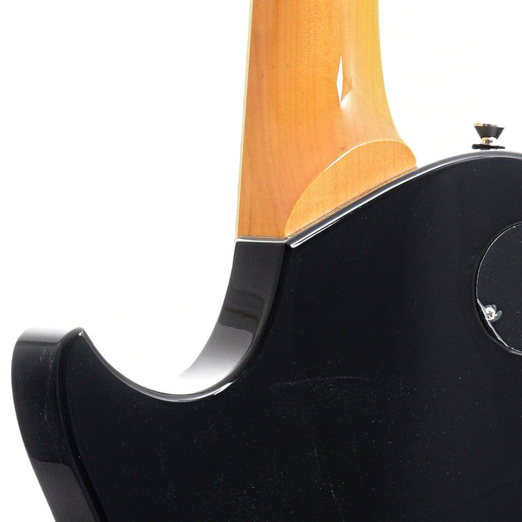 Image 11 of Collings 360 Baritone & Case, Jet Black, Bound Fingerboard - SKU# 360BAR-BLKIV : Product Type Solid Body Electric Guitars : Elderly Instruments