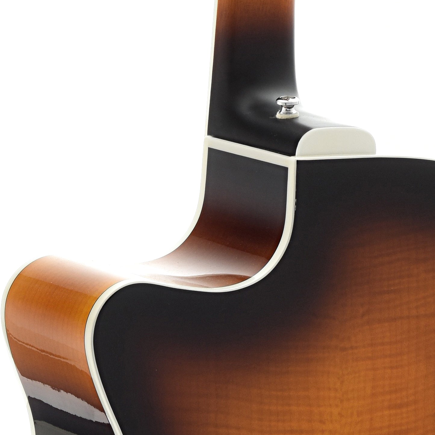 Neck Joint of Guild F-250CE Archback Deluxe Jumbo Cutaway Acoustic Guitar